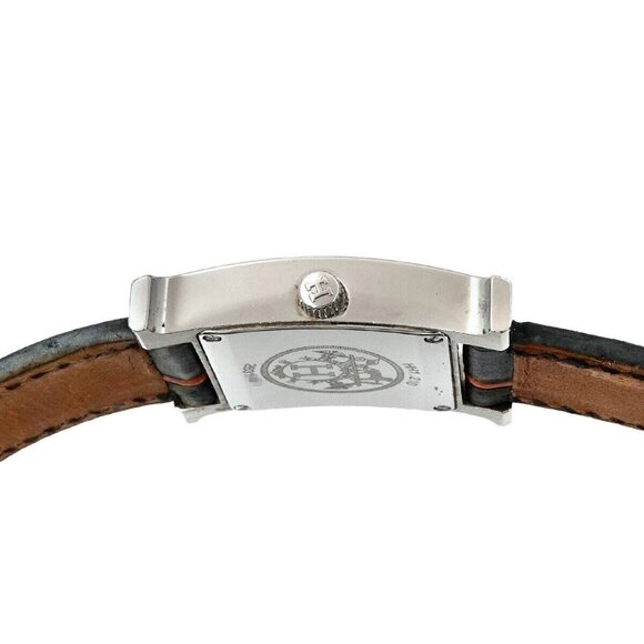 HERMES H Watch Orange Black Dial Quartz Ladies HH1 210 Watch 90271498 main image 8